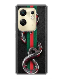 Чохол для Infinix Zero 30 з картинкою «Gucci — змія на смузі» Чохол для Infinix Zero 30 з картинкою «Gucci — змія на смузі»