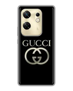 Чохол для Infinix Zero 30 з картинкою «Gucci — золото на чорному» Чохол для Infinix Zero 30 з картинкою «Gucci — золото на чорному»