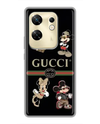 Чохол для Infinix Zero 30 з картинкою «Gucci — герої Disney та монограма» Чохол для Infinix Zero 30 з картинкою «Gucci — герої Disney та монограма»