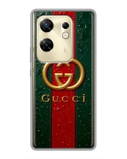 Чохол для Infinix Zero 30 з картинкою «Gucci — фірмова смуга та золото» Чохол для Infinix Zero 30 з картинкою «Gucci — фірмова смуга та золото»