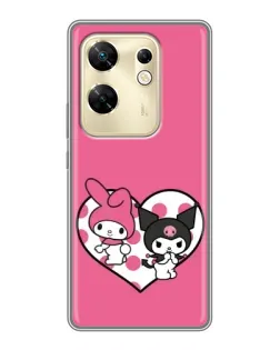 Чохол для Infinix Zero 30 з картинкою «Kuromi та My Melody»