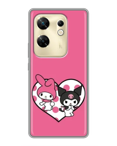 Чохол для Infinix Zero 30 з картинкою «Kuromi та My Melody» Чохол для Infinix Zero 30 з картинкою «Kuromi та My Melody»