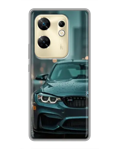 Чехол для Infinix Zero 30 с картинкой «BMW в огнях города»