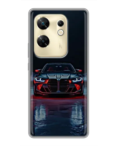 Чехол для Infinix Zero 30 с картинкой «BMW на мокрой дороге»