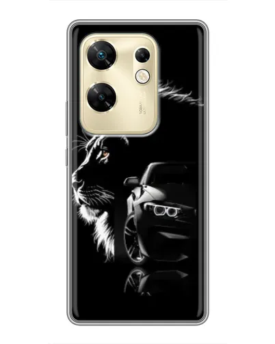Чехол для Infinix Zero 30 с картинкой «BMW и лев»