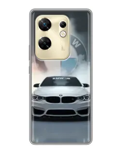 Чохол для Infinix Zero 30 з картинкою «BMW в білому диму»
