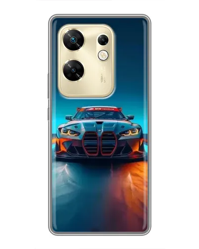 Чехол для Infinix Zero 30 с картинкой «BMW — огни неона» Чехол для Infinix Zero 30 с картинкой «BMW — огни неона»