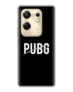 Чохол для Infinix Zero 30 з картинкою «PUBG — білий логотип»