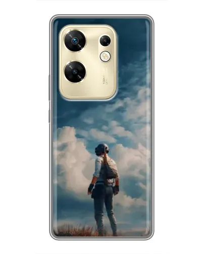 Чохол для Infinix Zero 30 з картинкою «Герой PUBG на скелі» Чохол для Infinix Zero 30 з картинкою «Герой PUBG на скелі»