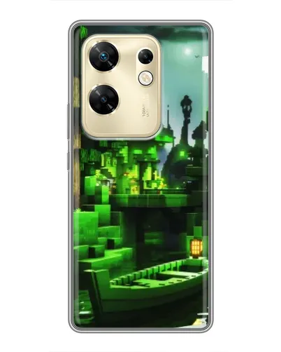 Чохол для Infinix Zero 30 з картинкою «Minecraft лісовий пейзаж» Чохол для Infinix Zero 30 з картинкою «Minecraft лісовий пейзаж»