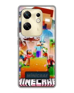 Чохол для Infinix Zero 30 з картинкою «Minecraft герої гри»
