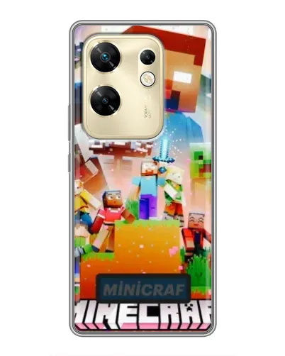 Чохол для Infinix Zero 30 з картинкою «Minecraft герої гри» Чохол для Infinix Zero 30 з картинкою «Minecraft герої гри»