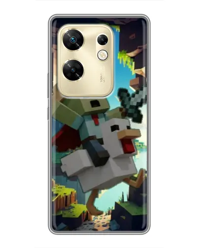 Чохол для Infinix Zero 30 з картинкою «Стів та гусь» Чохол для Infinix Zero 30 з картинкою «Стів та гусь»