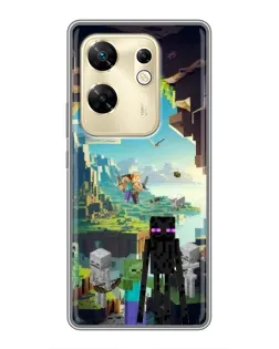 Чохол для Infinix Zero 30 з картинкою «Ендермен у лісі»