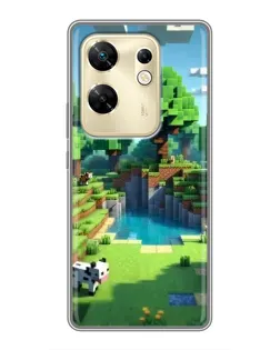 Чохол для Infinix Zero 30 з картинкою «Minecraft літній день»