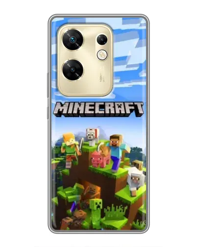 Чохол для Infinix Zero 30 з картинкою «Minecraft класичний світ» Чохол для Infinix Zero 30 з картинкою «Minecraft класичний світ»