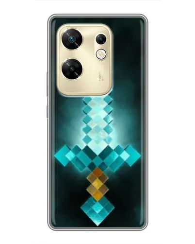 Чохол для Infinix Zero 30 з картинкою «Алмазний меч неон» Чохол для Infinix Zero 30 з картинкою «Алмазний меч неон»