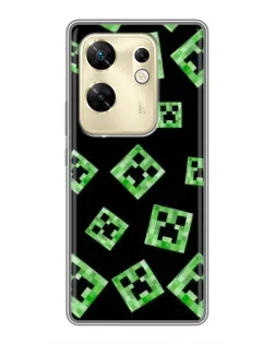 Чохол для Infinix Zero 30 з картинкою «Паттерн з кріперами»