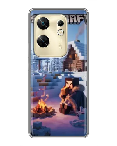 Чохол для Infinix Zero 30 з картинкою «Зимовий Minecraft» Чохол для Infinix Zero 30 з картинкою «Зимовий Minecraft»
