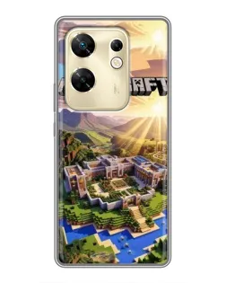 Чохол для Infinix Zero 30 з картинкою «Minecraft панорама»