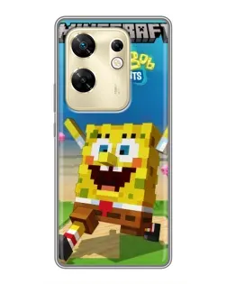 Чохол для Infinix Zero 30 з картинкою «Губка Боб Minecraft» Чохол для Infinix Zero 30 з картинкою «Губка Боб Minecraft»