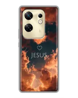 Чохол для Infinix Zero 30 з картинкою «Сяйво Імені Jesus»