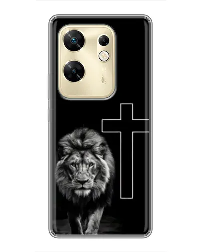Чехол для Infinix Zero 30 с картинкой «Лев и Крест» Чехол для Infinix Zero 30 с картинкой «Лев и Крест»