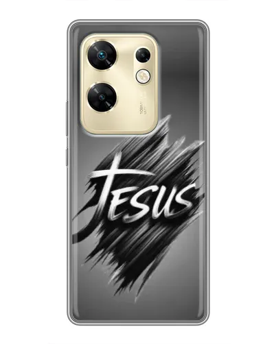 Чехол для Infinix Zero 30 с картинкой «Надпись Jesus Graffiti» Чехол для Infinix Zero 30 с картинкой «Надпись Jesus Graffiti»