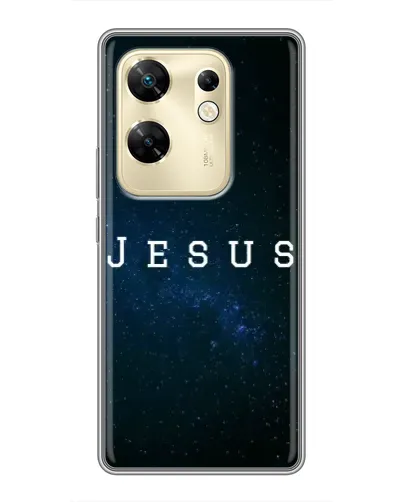 Чехол для Infinix Zero 30 с картинкой «Звездное небо Jesus» Чехол для Infinix Zero 30 с картинкой «Звездное небо Jesus»