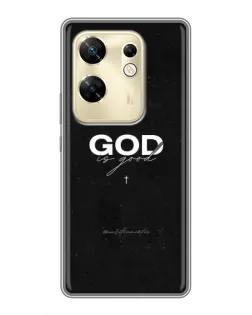 Чехол для Infinix Zero 30 с картинкой «GOD — Бог над всем»
