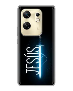 Чехол для Infinix Zero 30 с картинкой «Меч Духа Jesus»