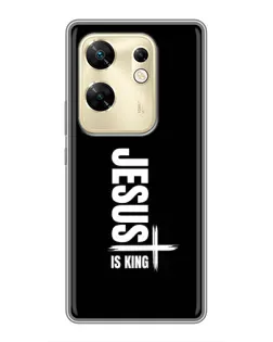 Чехол для Infinix Zero 30 с картинкой «Вертикаль веры Jesus»