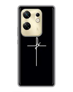 Чехол для Infinix Zero 30 с картинкой «Тонкий крест»