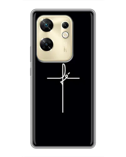 Чехол для Infinix Zero 30 с картинкой «Тонкий крест» Чехол для Infinix Zero 30 с картинкой «Тонкий крест»