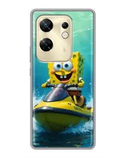 Чохол для Infinix Zero 30 з картинкою «Спанч Боб на гідроциклі» Чохол для Infinix Zero 30 з картинкою «Спанч Боб на гідроциклі»