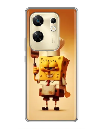 Чехол для Infinix Zero 30 с картинкой «Губка Боб повар» Чехол для Infinix Zero 30 с картинкой «Губка Боб повар»