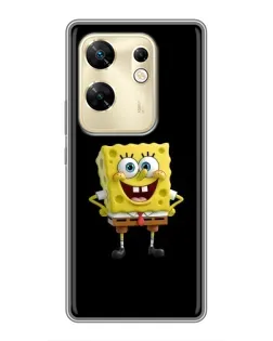 Чехол для Infinix Zero 30 с картинкой «Классический Губка Боб»