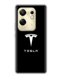 Чохол для Infinix Zero 30 з картинкою «Tesla White Logo» Чохол для Infinix Zero 30 з картинкою «Tesla White Logo»