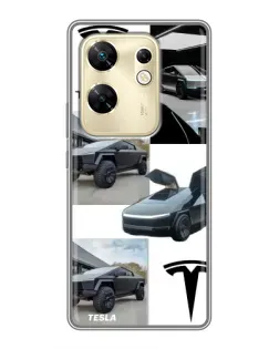 Чохол для Infinix Zero 30 з картинкою «Колаж Cybertruck Tesla» Чохол для Infinix Zero 30 з картинкою «Колаж Cybertruck Tesla»