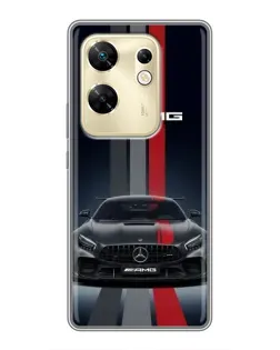 Чохол для Infinix Zero 30 з картинкою «Mercedes — білий карбон» Чохол для Infinix Zero 30 з картинкою «Mercedes — білий карбон»