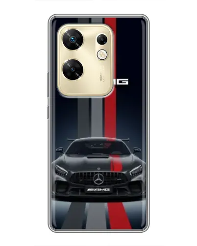 Чехол для Infinix Zero 30 с картинкой «Mercedes — белый карбон» Чехол для Infinix Zero 30 с картинкой «Mercedes — белый карбон»