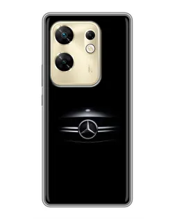 Чехол для Infinix Zero 30 с картинкой «Mercedes — абстрактные линии»