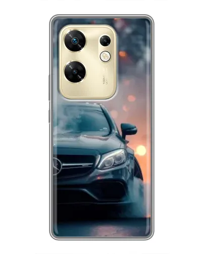 Чехол для Infinix Zero 30 с картинкой «Mercedes — ночной город» Чехол для Infinix Zero 30 с картинкой «Mercedes — ночной город»