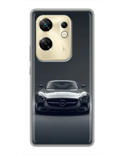 Чехол для Infinix Zero 30 с картинкой «Mercedes на черном» Чехол для Infinix Zero 30 с картинкой «Mercedes на черном»