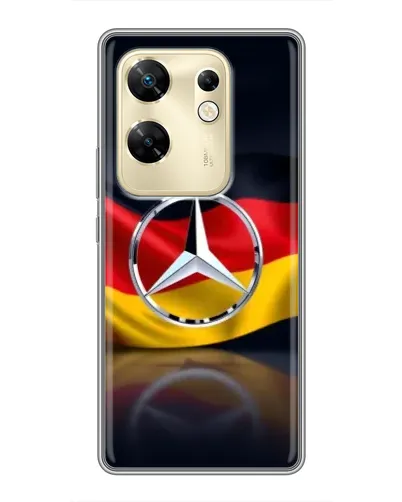 Чехол для Infinix Zero 30 с картинкой «Mercedes — флаг Германии» Чехол для Infinix Zero 30 с картинкой «Mercedes — флаг Германии»