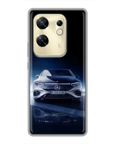 Чехол для Infinix Zero 30 с картинкой «Ночной Mercedes EQ» Чехол для Infinix Zero 30 с картинкой «Ночной Mercedes EQ»