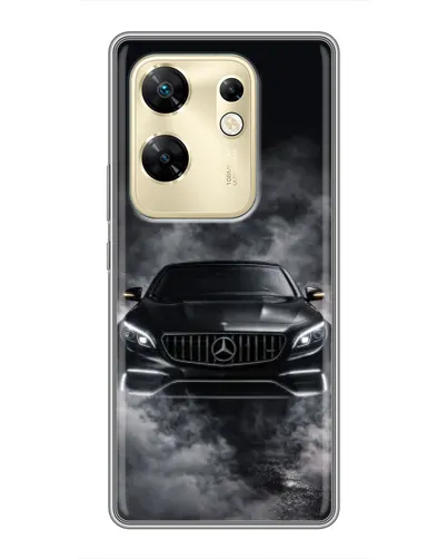 Чехол для Infinix Zero 30 с картинкой «Mercedes в дыму» Чехол для Infinix Zero 30 с картинкой «Mercedes в дыму»