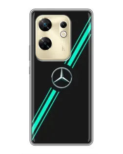 Чехол для Infinix Zero 30 с картинкой «Спортивные линии Mercedes» Чехол для Infinix Zero 30 с картинкой «Спортивные линии Mercedes»