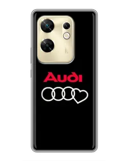 Чохол для Infinix Zero 30 з картинкою «Логотип Audi Heart» Чохол для Infinix Zero 30 з картинкою «Логотип Audi Heart»