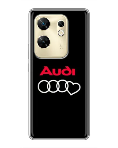 Чехол для Infinix Zero 30 с картинкой «Логотип Audi Heart» Чехол для Infinix Zero 30 с картинкой «Логотип Audi Heart»